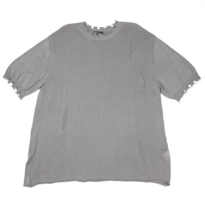 S'YTE 25SS Crushed Cotton Short Sleeve Knit Gray Size 3