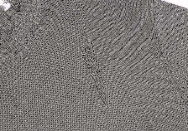 S'YTE 25SS Crushed Cotton Short Sleeve Knit Gray Size 3