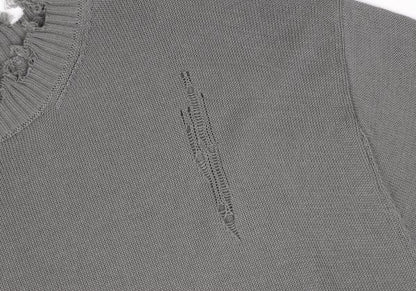 S'YTE 25SS Crushed Cotton Short Sleeve Knit Gray Size 3