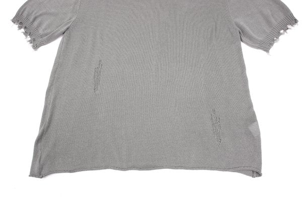 S'YTE 25SS Crushed Cotton Short Sleeve Knit Gray Size 3