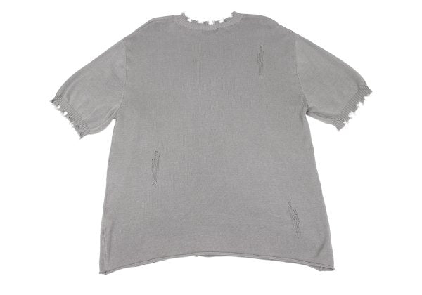 S'YTE 25SS Crushed Cotton Short Sleeve Knit Gray Size 3