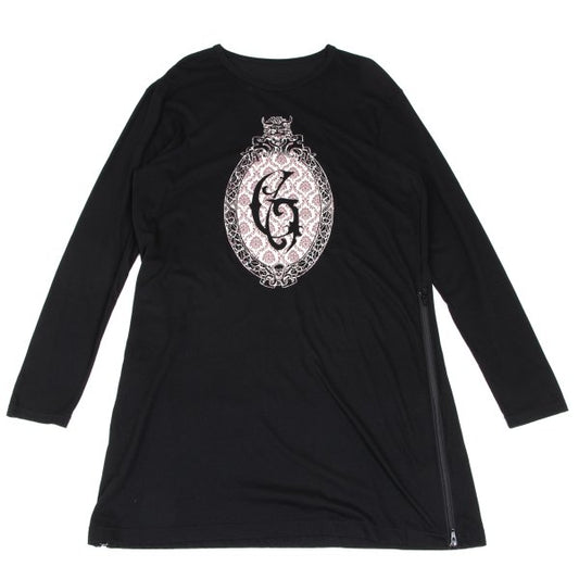 The Haunted Mansion x Ground Y 23AW Haunted Mansion Hem Zip Shirt Black Size 3