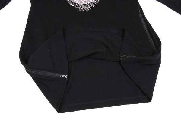 The Haunted Mansion x Ground Y 23AW Haunted Mansion Hem Zip Shirt Black Size 3