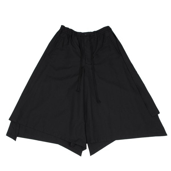 Ground Y Wool Poly Gabardine Layered Pants Black Size 3