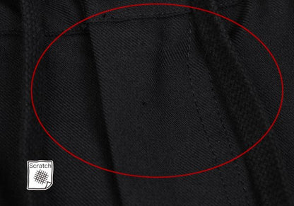 Ground Y Wool Poly Gabardine Layered Pants Black Size 3
