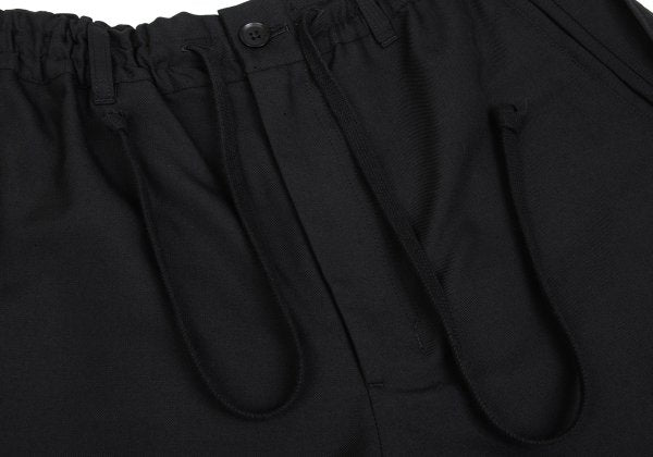 Ground Y Wool Poly Gabardine Layered Pants Black Size 3