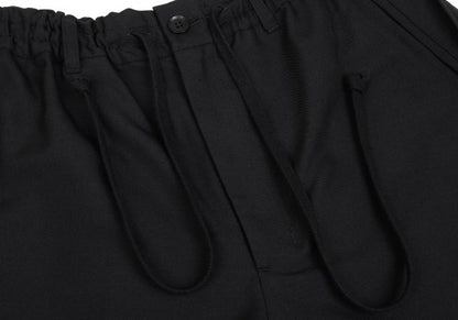 Ground Y Wool Poly Gabardine Layered Pants Black Size 3