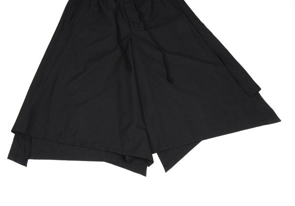 Ground Y Wool Poly Gabardine Layered Pants Black Size 3