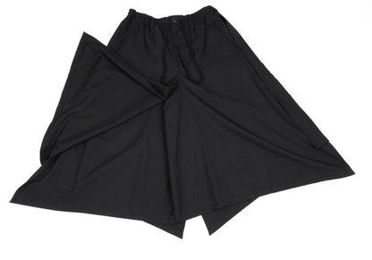 Ground Y Wool Poly Gabardine Layered Pants Black Size 3