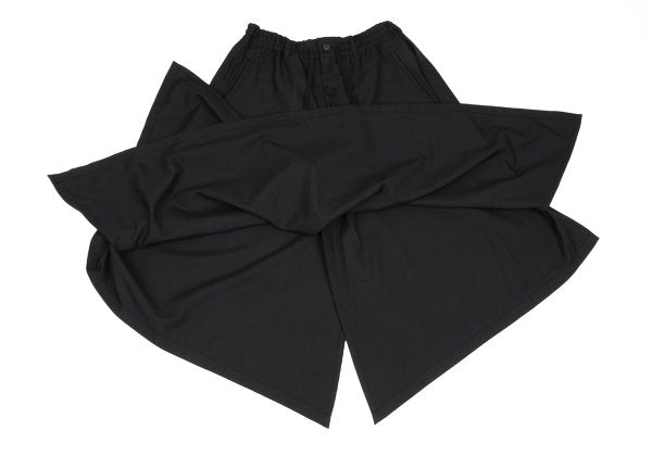 Ground Y Wool Poly Gabardine Layered Pants Black Size 3