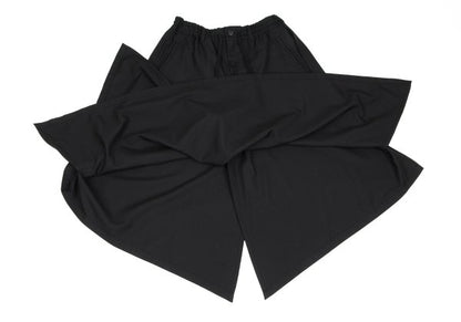 Ground Y Wool Poly Gabardine Layered Pants Black Size 3