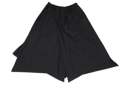 Ground Y Wool Poly Gabardine Layered Pants Black Size 3