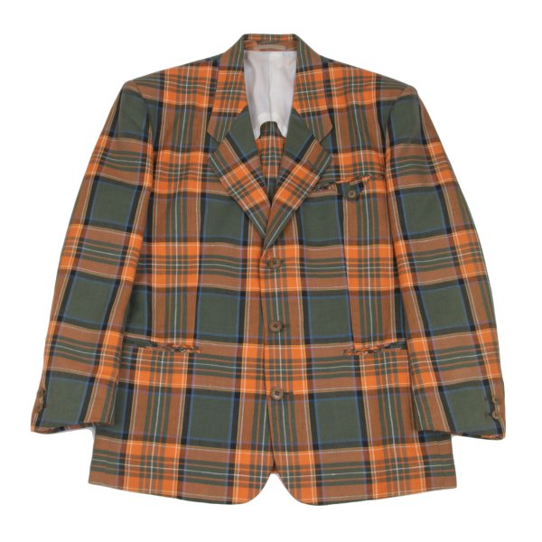 Jean Paul GAULTIER HOMME Linen Cotton Jacket Multi Size M