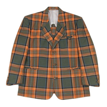 Jean Paul GAULTIER HOMME Linen Cotton Jacket Multi Size M