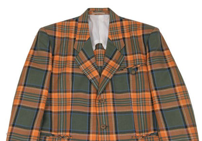 Jean Paul GAULTIER HOMME Linen Cotton Jacket Multi Size M