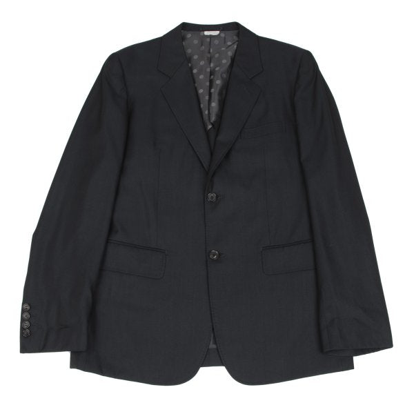 COMME des GARCONS HOMME DEUX Wool Silk Jacket Black Size L