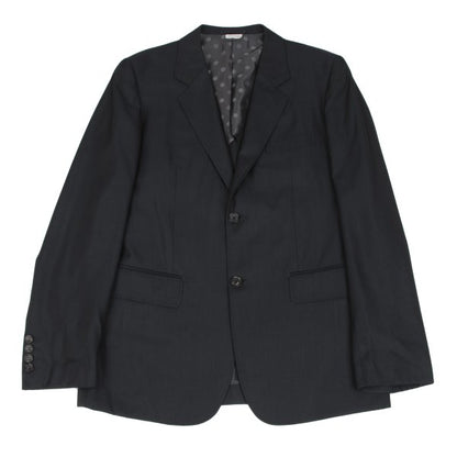 COMME des GARCONS HOMME DEUX Wool Silk Jacket Black Size L