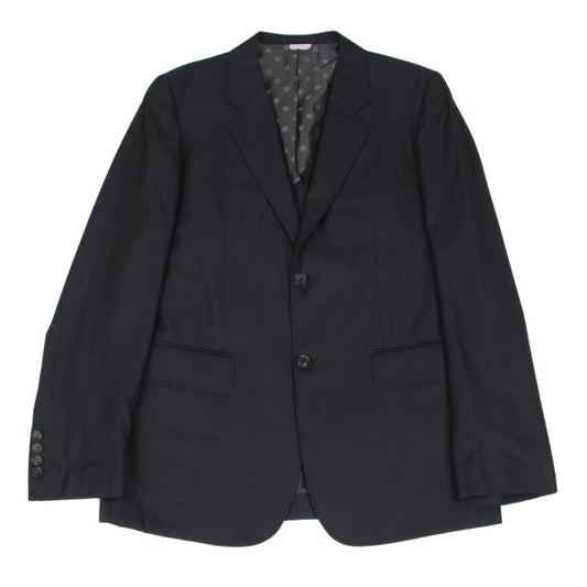 COMME des GARCONS HOMME DEUX Wool Silk Jacket Black Size L