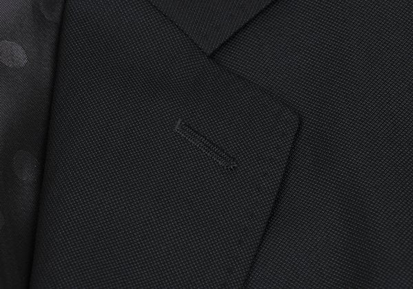COMME des GARCONS HOMME DEUX Wool Silk Jacket Black Size L