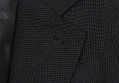 COMME des GARCONS HOMME DEUX Wool Silk Jacket Black Size L