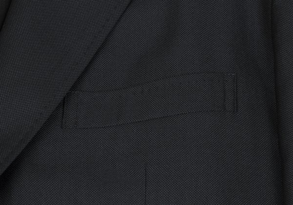 COMME des GARCONS HOMME DEUX Wool Silk Jacket Black Size L