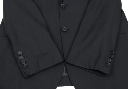 COMME des GARCONS HOMME DEUX Wool Silk Jacket Black Size L