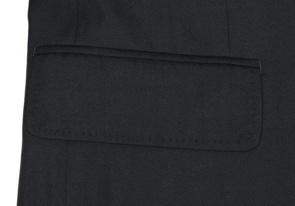 COMME des GARCONS HOMME DEUX Wool Silk Jacket Black Size L