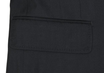 COMME des GARCONS HOMME DEUX Wool Silk Jacket Black Size L