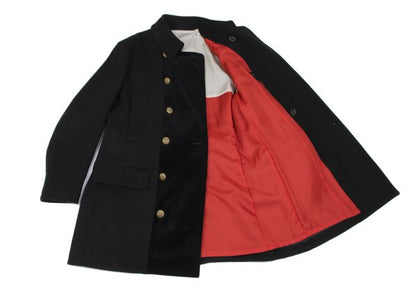 Jean Paul GAULTIER HOMME Wool Metal Coat Black Size 48