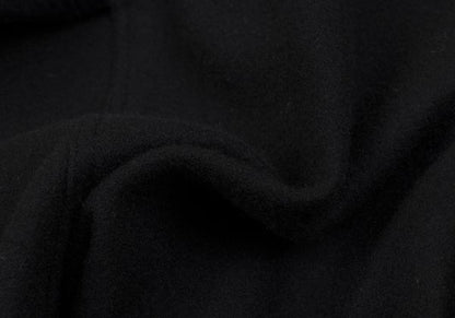 Jean Paul GAULTIER HOMME Wool Metal Coat Black Size 48