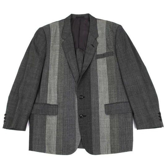 COMME des GARCONS HOMME Wool Glen Check Jacket Gray Size M