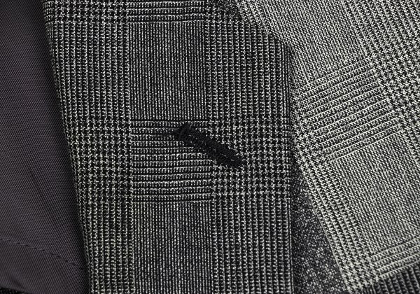 COMME des GARCONS HOMME Wool Glen Check Jacket Gray Size M