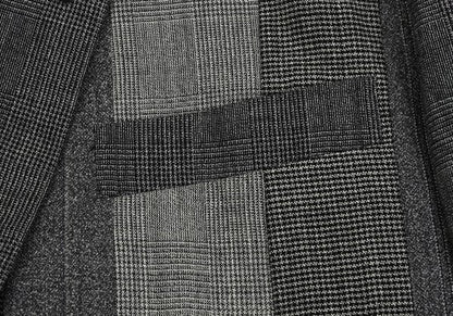COMME des GARCONS HOMME Wool Glen Check Jacket Gray Size M
