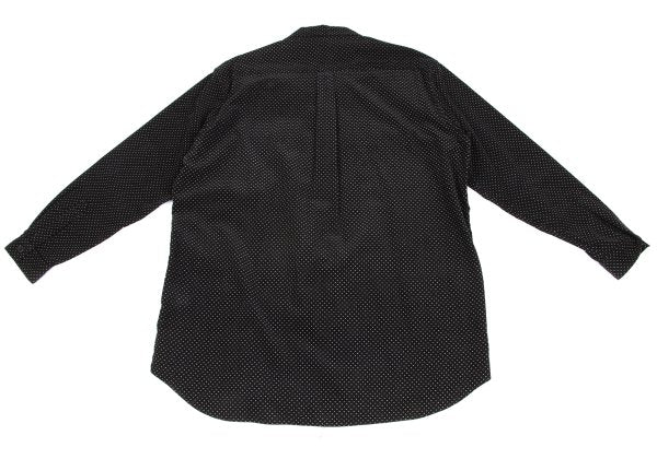 Y's for men Dotted Corduroy Open Collar Shirt Black Size M