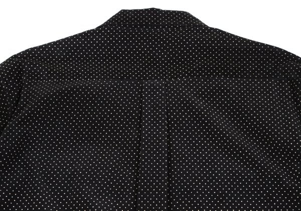 Y's for men Dotted Corduroy Open Collar Shirt Black Size M