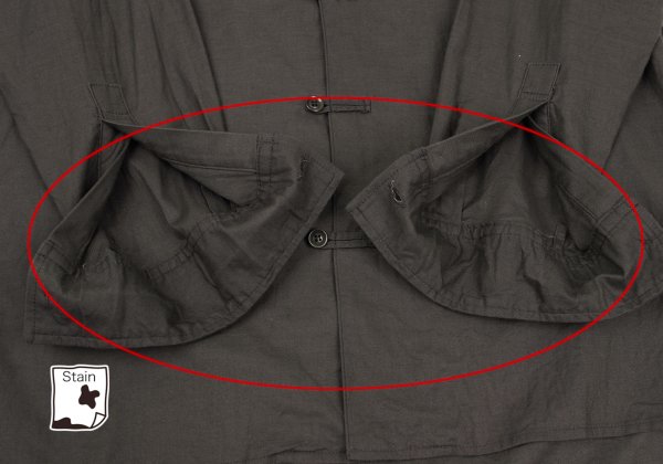S'YTE Charcoal Cotton China Shirt Size 3