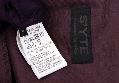 S'YTE Poly Rayon Wrap Pants Purple Size 3