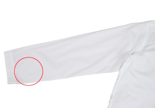 S'YTE White Triple Ribbon Long Sleeve Shirt Cotton Size 3