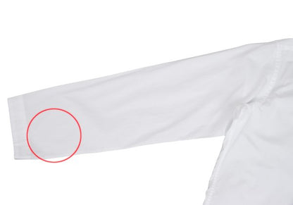 S'YTE White Triple Ribbon Long Sleeve Shirt Cotton Size 3