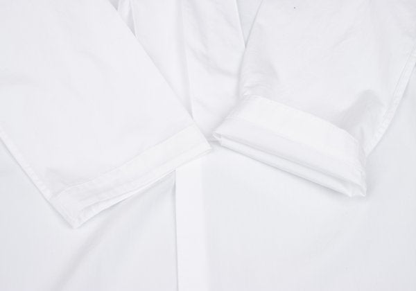 S'YTE White Triple Ribbon Long Sleeve Shirt Cotton Size 3