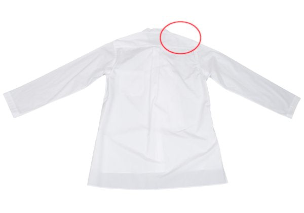 S'YTE White Triple Ribbon Long Sleeve Shirt Cotton Size 3