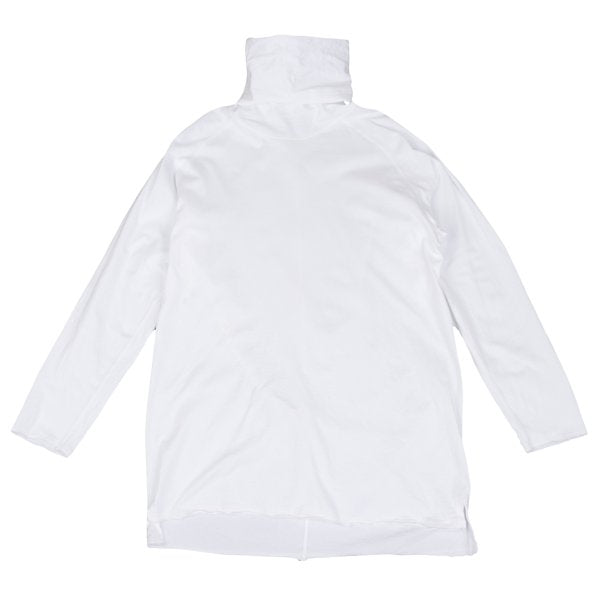 S'YTE Raw Edge Turtleneck Raglan Cut & Sew White Size 3