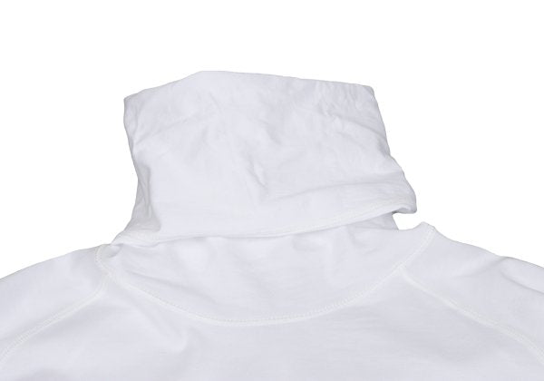 S'YTE Raw Edge Turtleneck Raglan Cut & Sew White Size 3