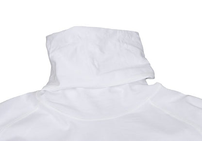 S'YTE Raw Edge Turtleneck Raglan Cut & Sew White Size 3