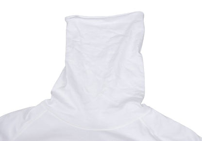 S'YTE Raw Edge Turtleneck Raglan Cut & Sew White Size 3