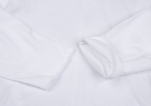 S'YTE Raw Edge Turtleneck Raglan Cut & Sew White Size 3