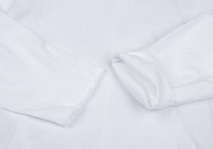 S'YTE Raw Edge Turtleneck Raglan Cut & Sew White Size 3