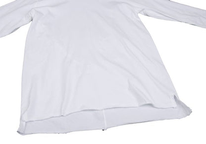 S'YTE Raw Edge Turtleneck Raglan Cut & Sew White Size 3