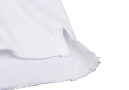 S'YTE Raw Edge Turtleneck Raglan Cut & Sew White Size 3