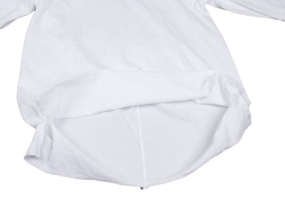 S'YTE Raw Edge Turtleneck Raglan Cut & Sew White Size 3